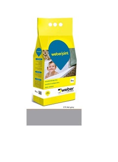 Weber Cement-Based Pre-Mixed Tile Joint Grout-Multi Colors (ASH GREY)