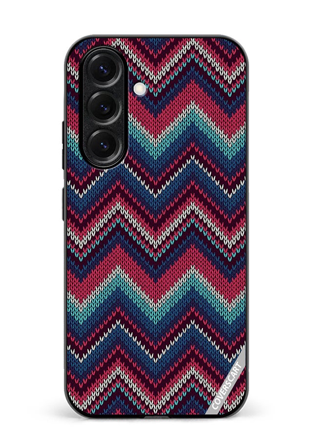 VR CREATIVE Protective Case Cover For Samsung Galaxy S25 Weaved Pattern Design Multicolour