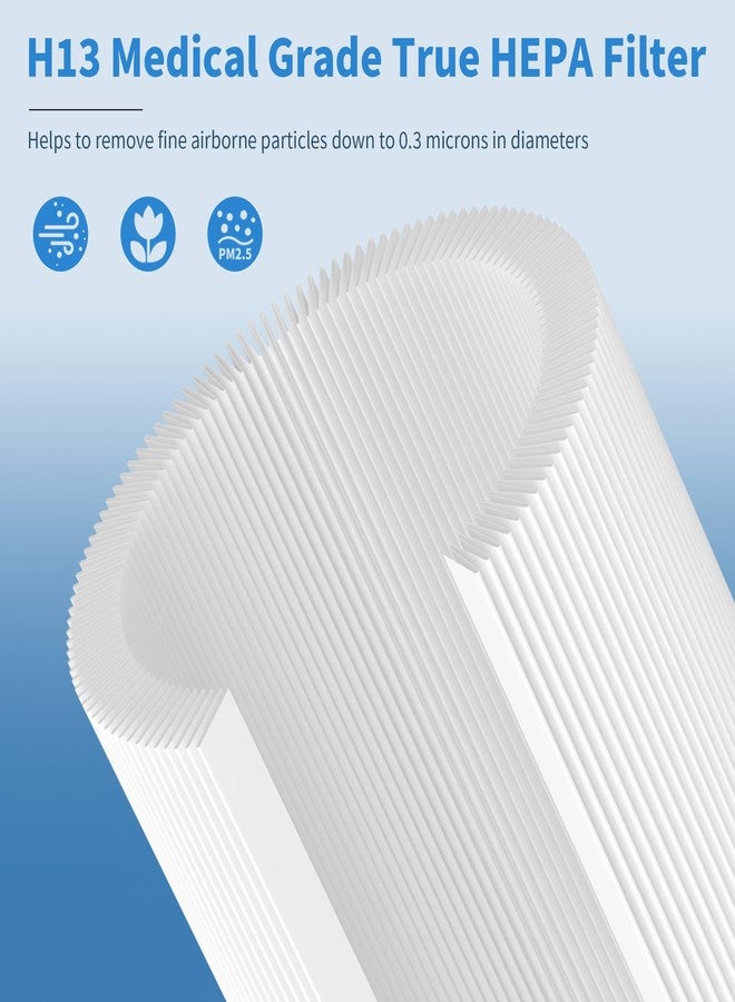 FCFMY 2 Packs HP102 Replacement Filters Compatible with Shark HP102 & HP102PET & HC452 & HP132 & HC450 & HC451 & HC455, True HEPA for Fine Particles, Compare to Part #HE1FKPET, HE1FKBAS - Image 4