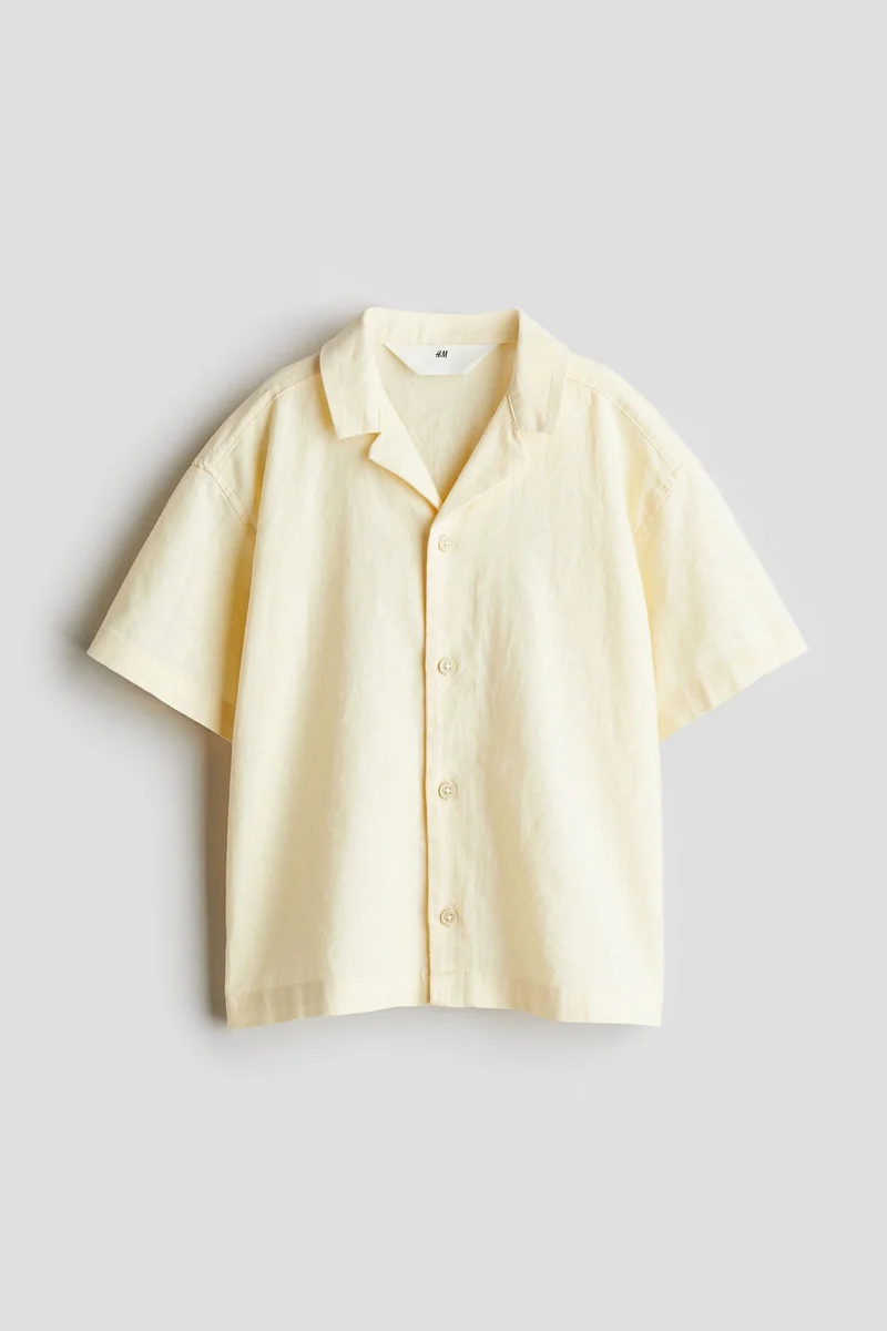 H&M Linen-Blend Resort Shirt