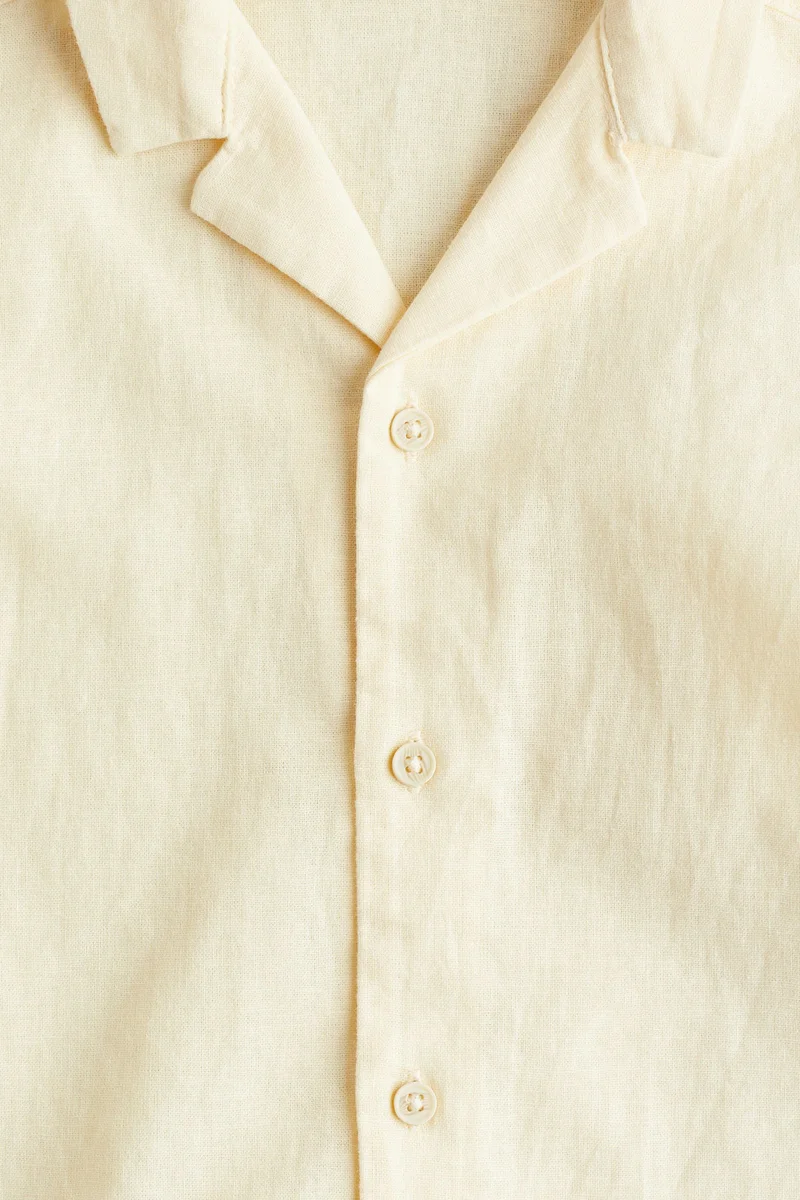 H&M Linen-Blend Resort Shirt