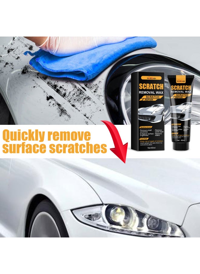 Homonth Car Scratch Care Cream: Automotive Paint Fine Scratch Polishing Coating, Scratch Removal And Renovation Care Cream - Image 2