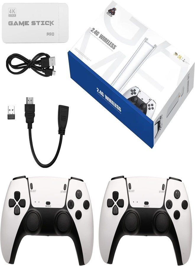 SSR Wireless Video Games for Tv Gaming, Retro Gaming Console with Game Stick 1080p HD Game Stick, Plug & Play TV Video Game Set for 2 Player with 10 Emulators 24000+ Games 2.4G Wireless - Image 1