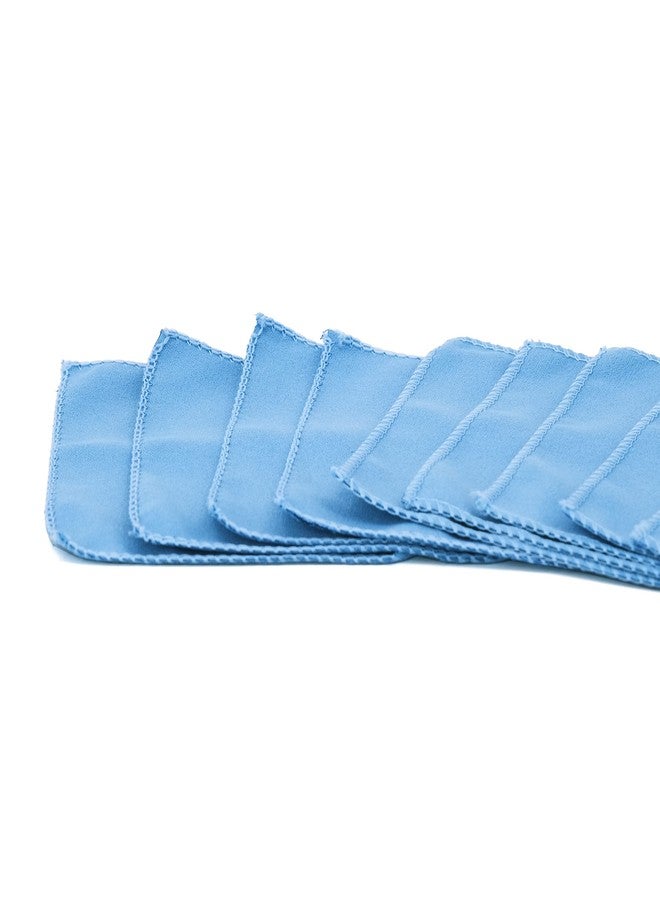 Kiddison Pack of 10 Montessori Polishing Cloths (Blue) - Image 2