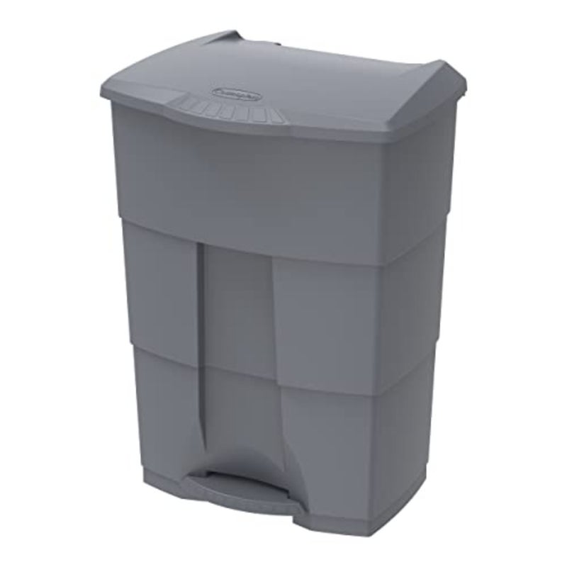 70L Step on Waste Bin with Pedal, Dark Grey - Image 1