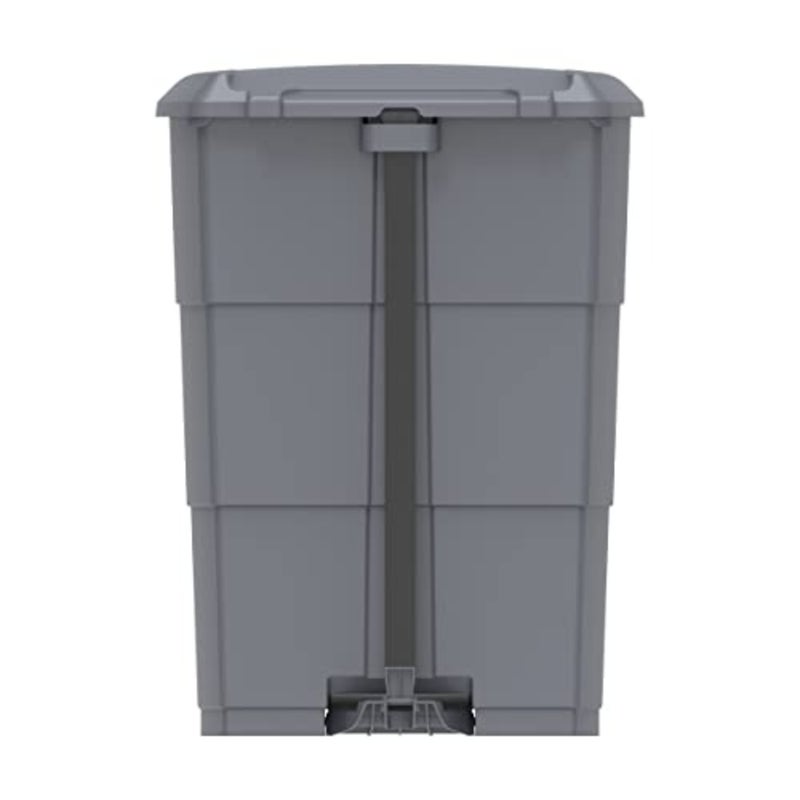 70L Step on Waste Bin with Pedal, Dark Grey - Image 5