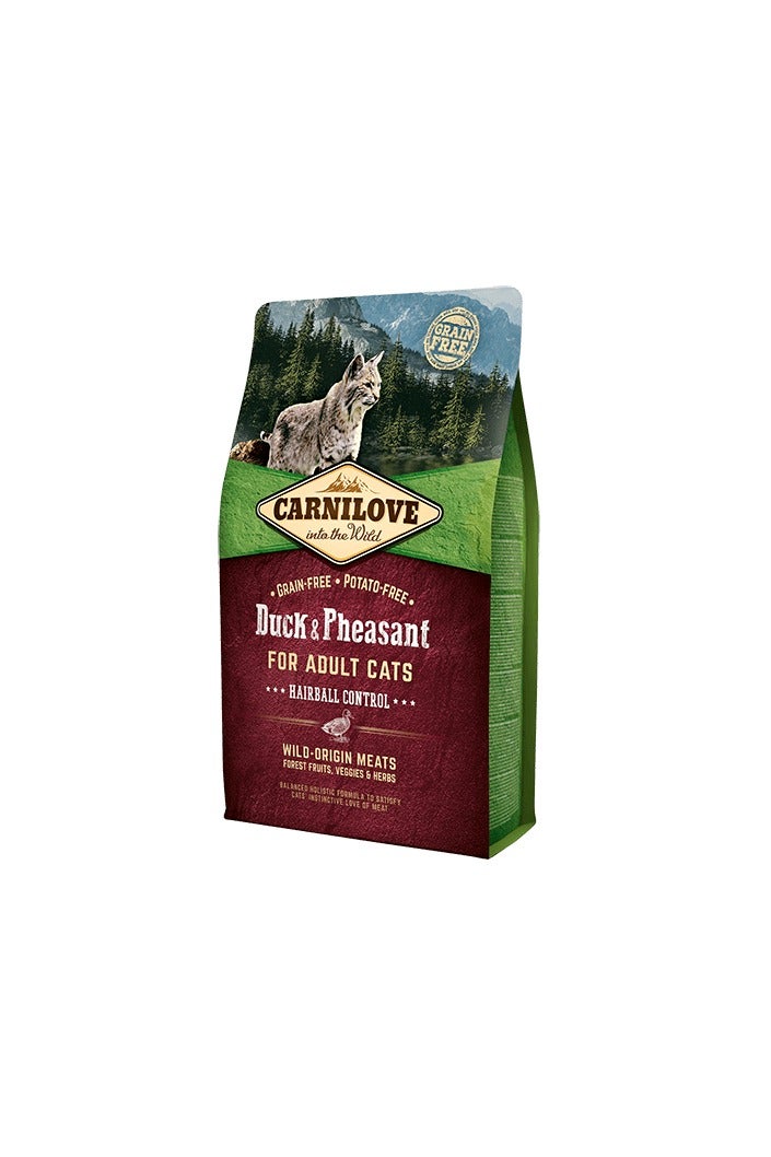 Carnilove Duck and Pheasant Adult Dry Cat Food - 6 kg