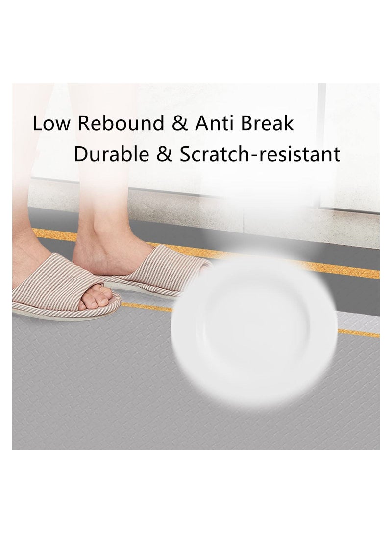 GGEROU 2 Piece Kitchen Rugs Non-slip Kitchen Mats For Floor 150x 45 And 80x45 Cm  - Image 3