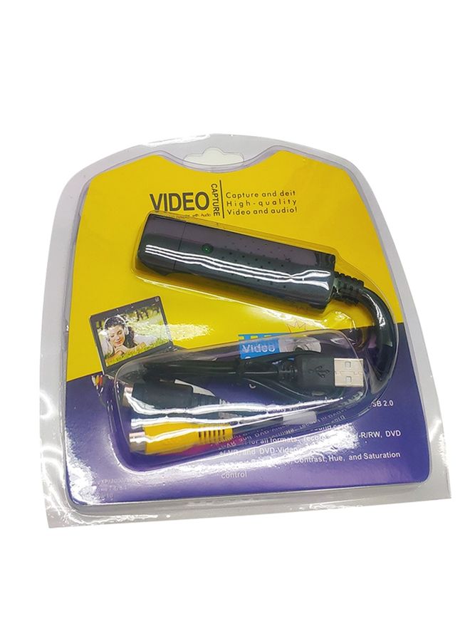 DVD Maker USB 2.0 Video Capture & Edit (Easy CAP), Support MPEG-1/MPEG-2 Compression Format, Chip: EM2860, DC60+