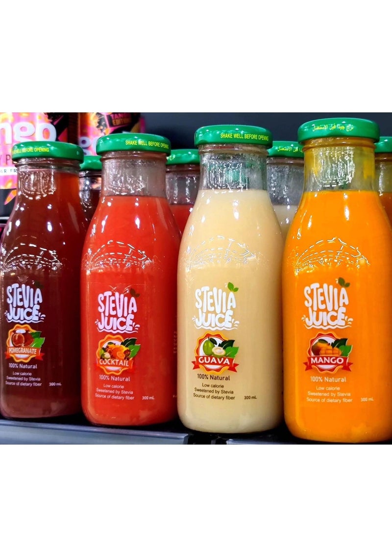 Stevia Juice Stevia Juice Natural Pomegranate Juice - Natural and refreshing juice without sugar sweetened with natural stevia 300 ml - Image 3