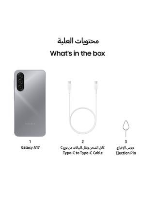 جالاكسي A17 ثنائي الشريحة 4G رمادي 6GB RAM 128GB - نسخة الشرق الأوسط - view 4