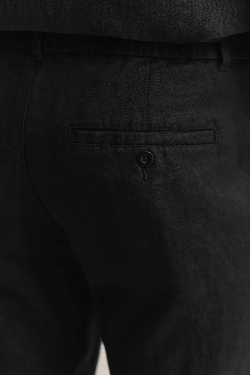 Gant  Regular Fit Linen Drawstring Pants for Men | Best Price UAE