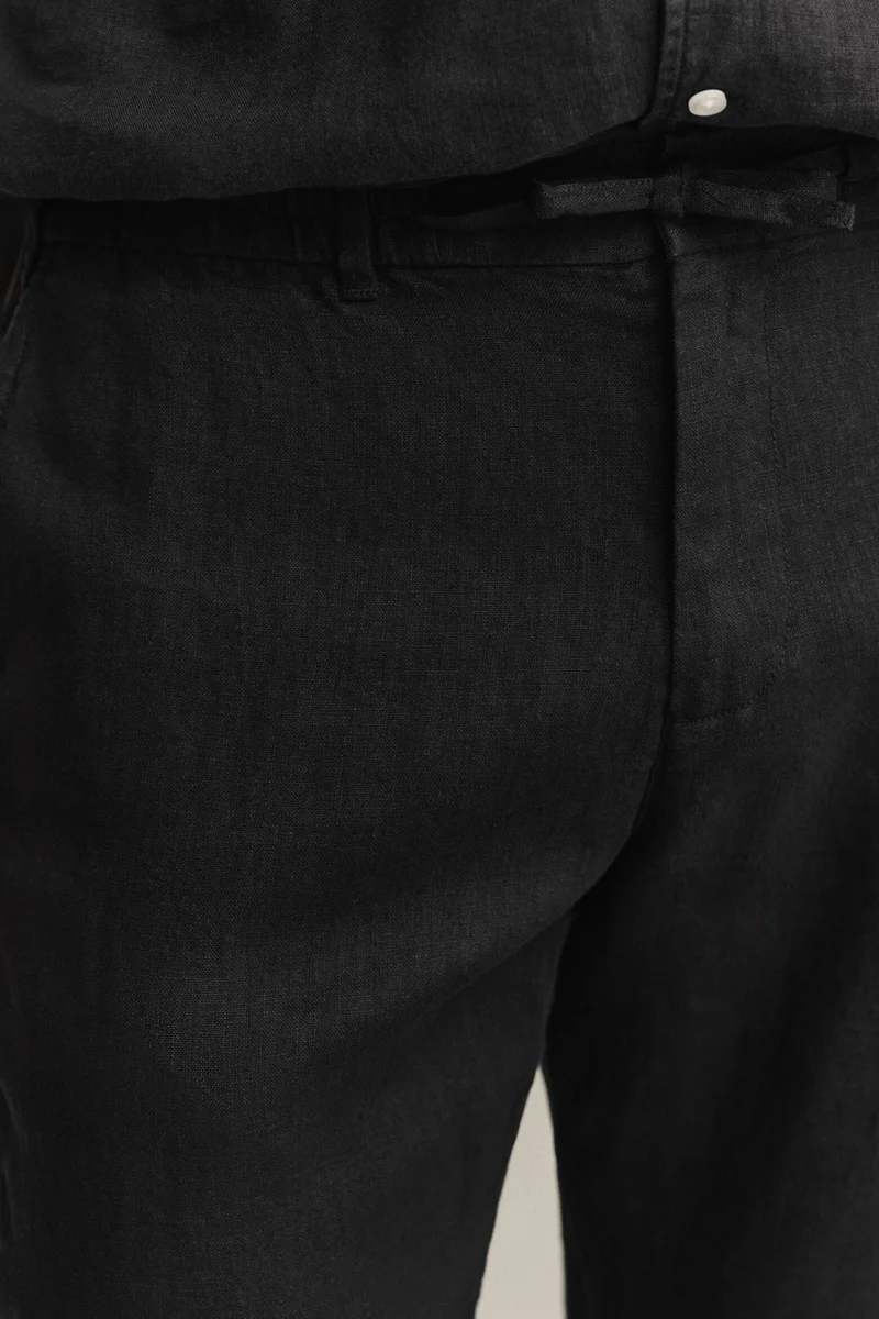 Gant  Regular Fit Linen Drawstring Pants for Men | Best Price UAE
