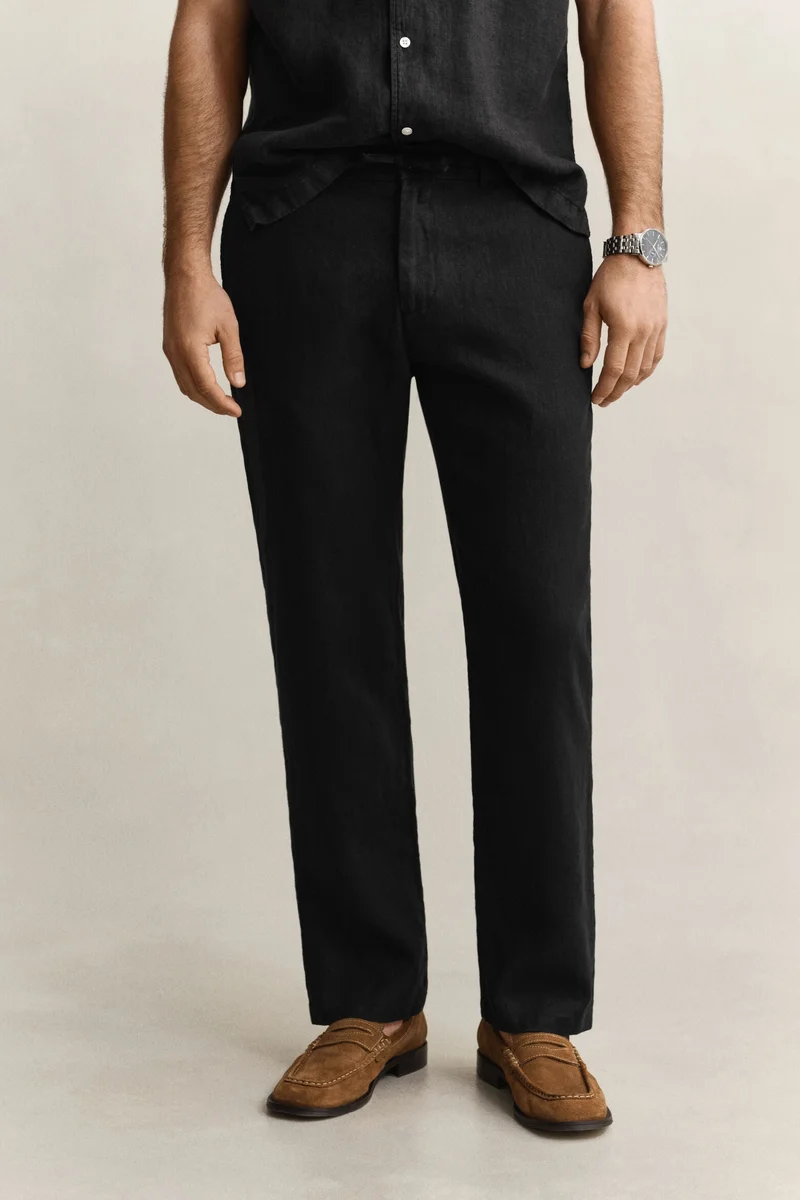 Gant  Regular Fit Linen Drawstring Pants for Men | Best Price UAE