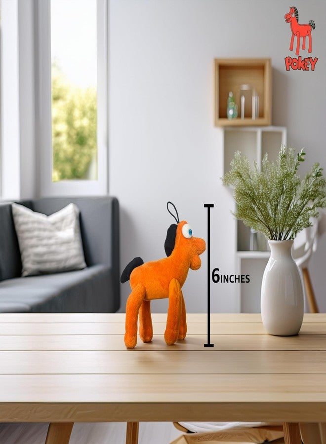 Multipet Small Gumby Stuffed Dog Toy with Squeaker | Gumby Dog Toy Plush Small | Green | 6" | Small/Medium Breed | Officially Licensed (6" - Plush Pokey) - Image 3