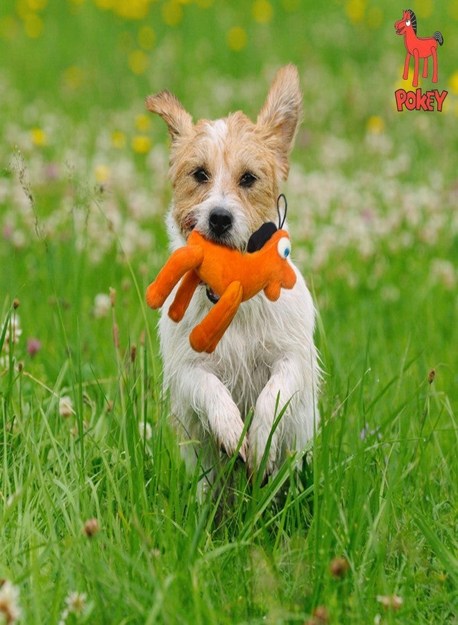 Multipet Small Gumby Stuffed Dog Toy with Squeaker | Gumby Dog Toy Plush Small | Green | 6" | Small/Medium Breed | Officially Licensed (6" - Plush Pokey) - Image 5