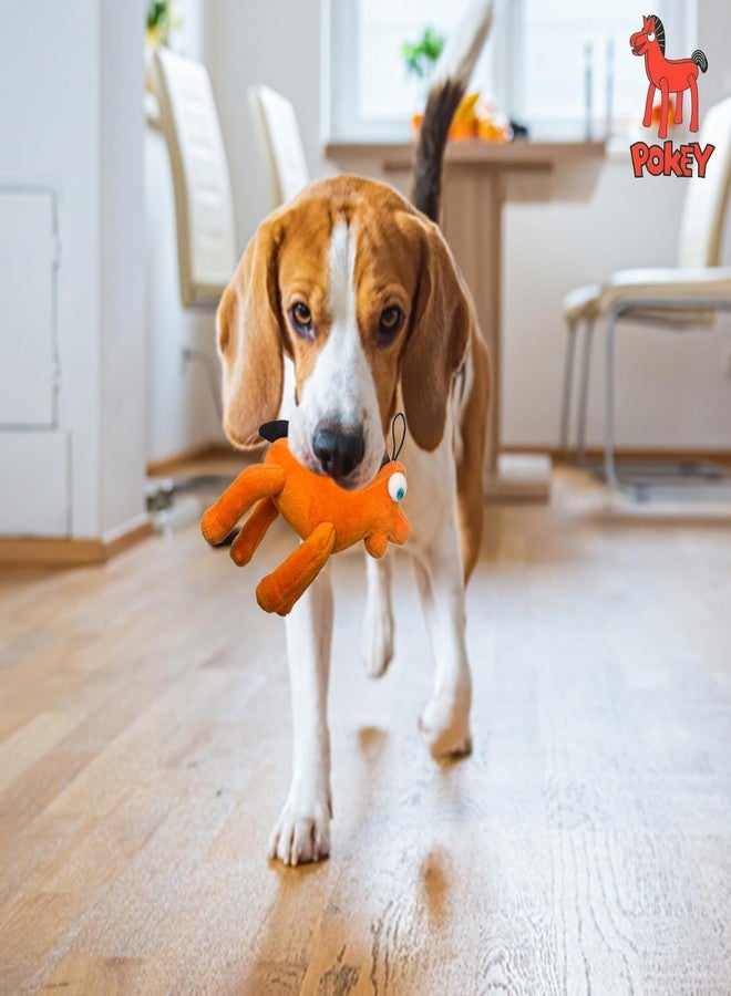Multipet Small Gumby Stuffed Dog Toy with Squeaker | Gumby Dog Toy Plush Small | Green | 6" | Small/Medium Breed | Officially Licensed (6" - Plush Pokey) - Image 4