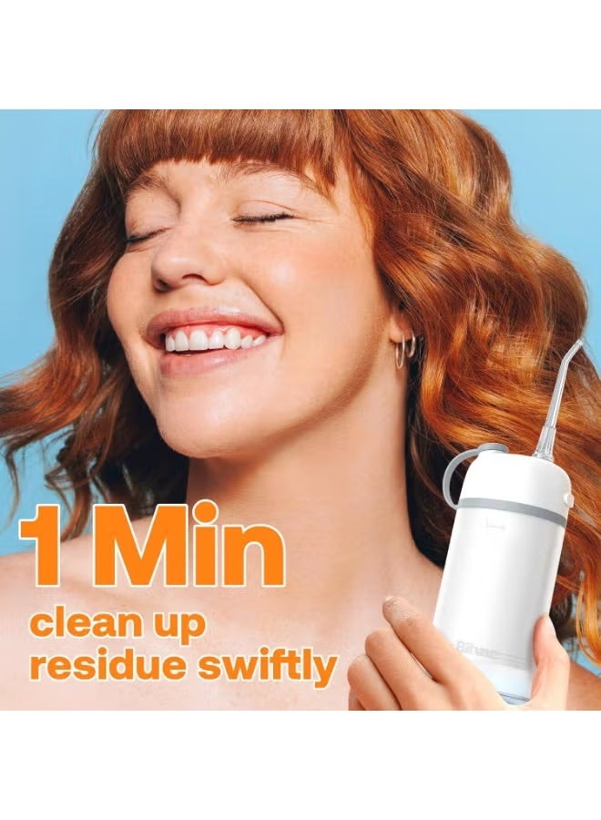 Bitvae Water Flosser for Teeth Portable Mini Water Flosser with Telescopic Tank Cordless Water Teeth Cleaner Picks Type-C Rechargeable Cordless Oral Cleaner for Home and Travel - Image 4