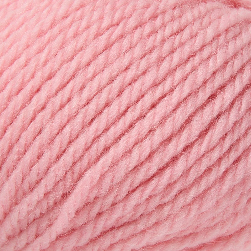 Gisimo 100% Merino Wool Yarn, 3-Ply Luxurious and Soft Yarn for Hand Knitting & Crocheting (Pink,1Ball) - Image 2