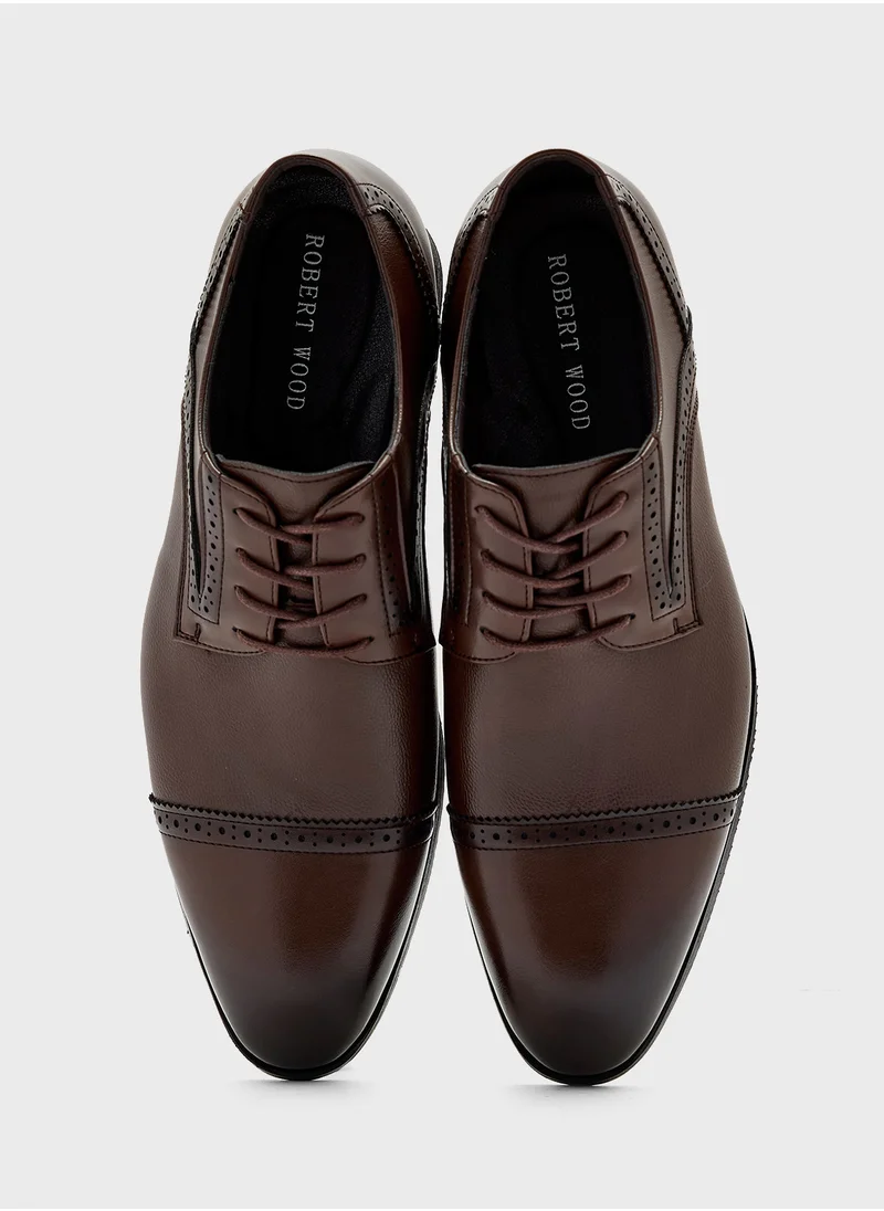 روبرت وود Brogue Detail Derby Formal Lace Up