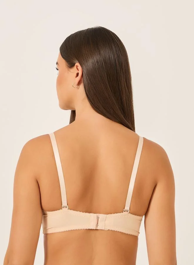 تايك تو حمالة صدر بوش أب مبطنة سلكية صلبة مزدوجة