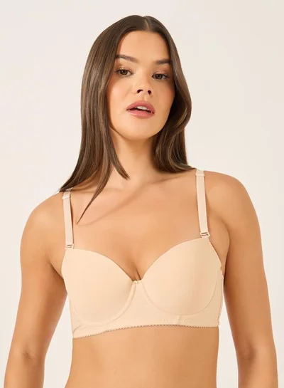 Take Two Take Two Solid Padded Wired Push Up Bra