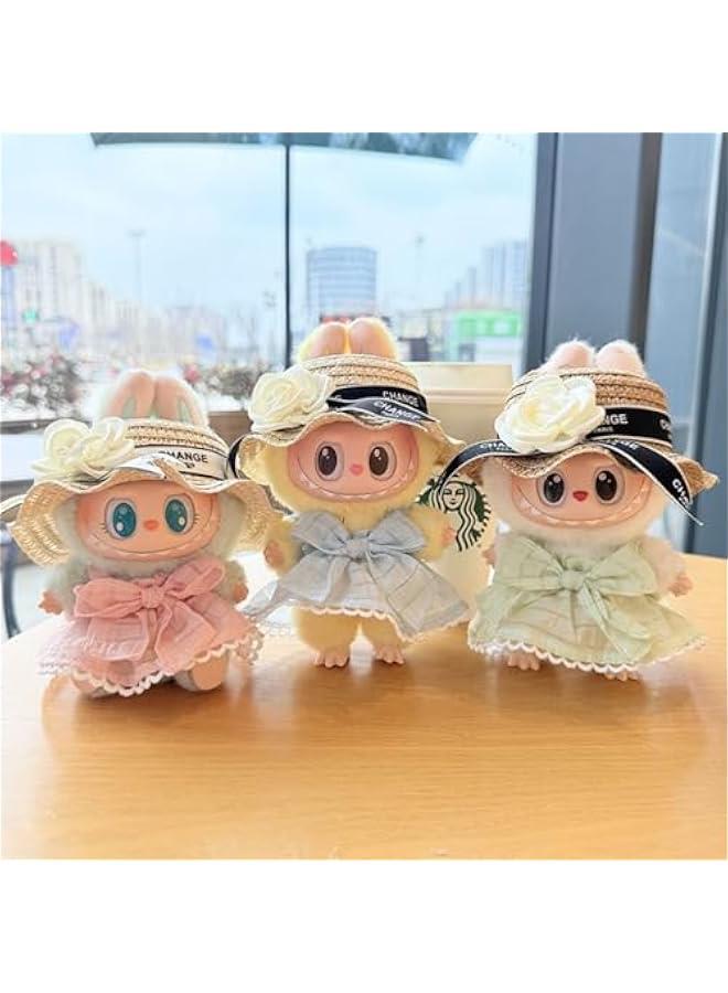 Arabest Stylish Mini Doll Outfit and Headpiece Set - Elegant Fairy-Tale Dress with Lace and Tulle Skirt, Summer Chic Style and Accessories - Image 2