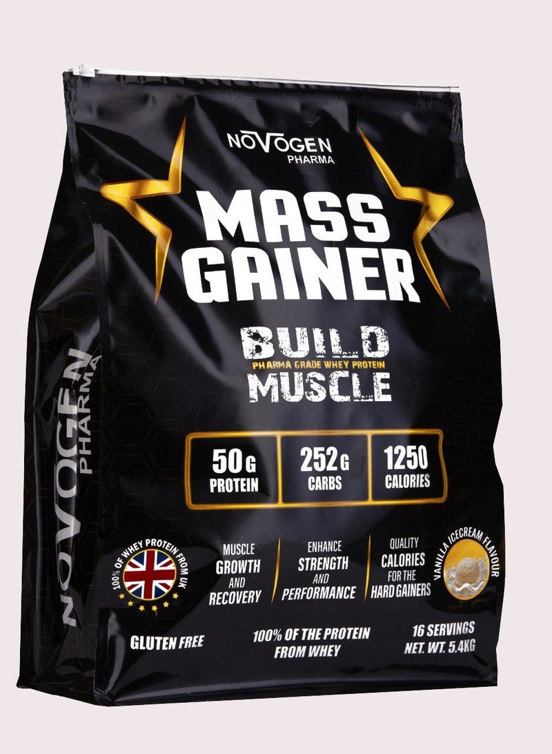 نوفوجين ماس جينر 5.4 كجم - 16 حصة - آيس كريم فانيليا - Image 1