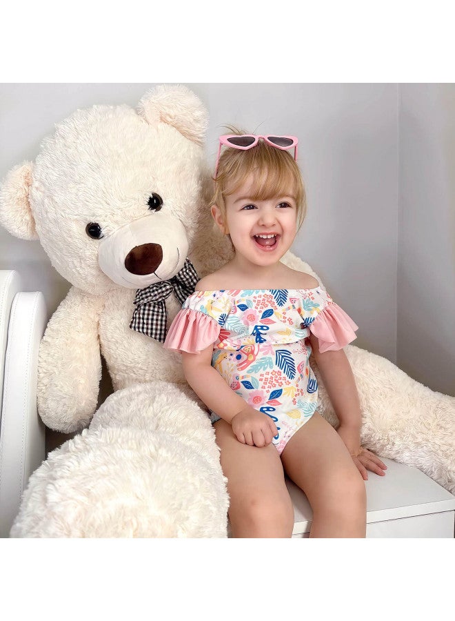 MaoGoLan دب تيدي العملاق ماو غولان كبير 4 أقدام حيوان محشو دب محشو لحفلة استقبال المولود حجم الحياة دب كبير لصديقة أو صديق أو زوجة أو أطفال - Image 3