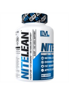 Evlution Nutrition Night Time Fat Burner Support - Overnight Sleep and Weight Loss Support Pills with Thermogenic Green Tea and White Kidney Bean Extract - Diet Pills That Support Stubborn Fat Loss  - Image 4