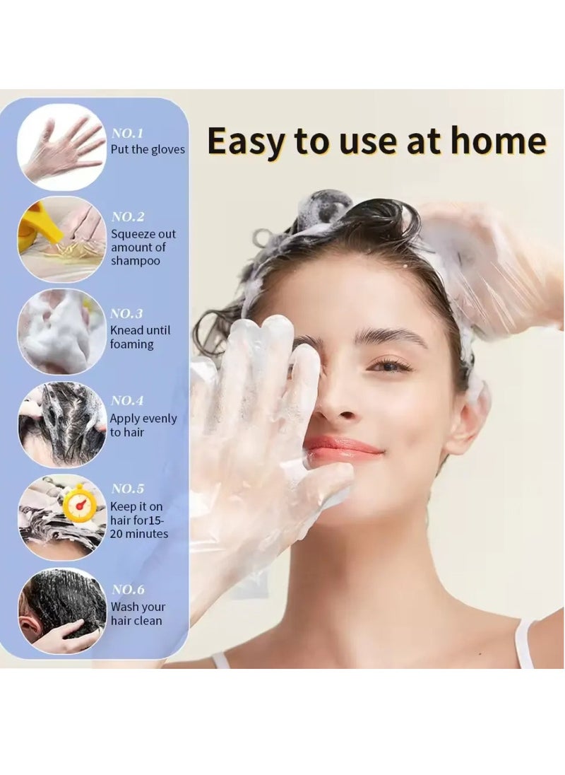 Carthaea - 500ml Black Hair Dye Shampoo Grey and White Hair Coverage Hair Color Shampoo for Women and Men Long Lasting Deeply Nourishing and Anti Hair Fall Hair Color Shampoo Herbal Hair Dye Shampoo - Image 1