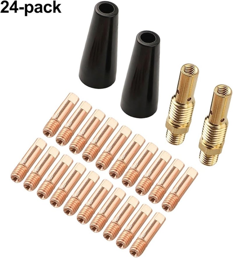 Flux Core Gasless Welding Kit With 0.030 0.035 Tips For Lincoln Magnum 100L Weld Pak 100HD 125HD - Image 4