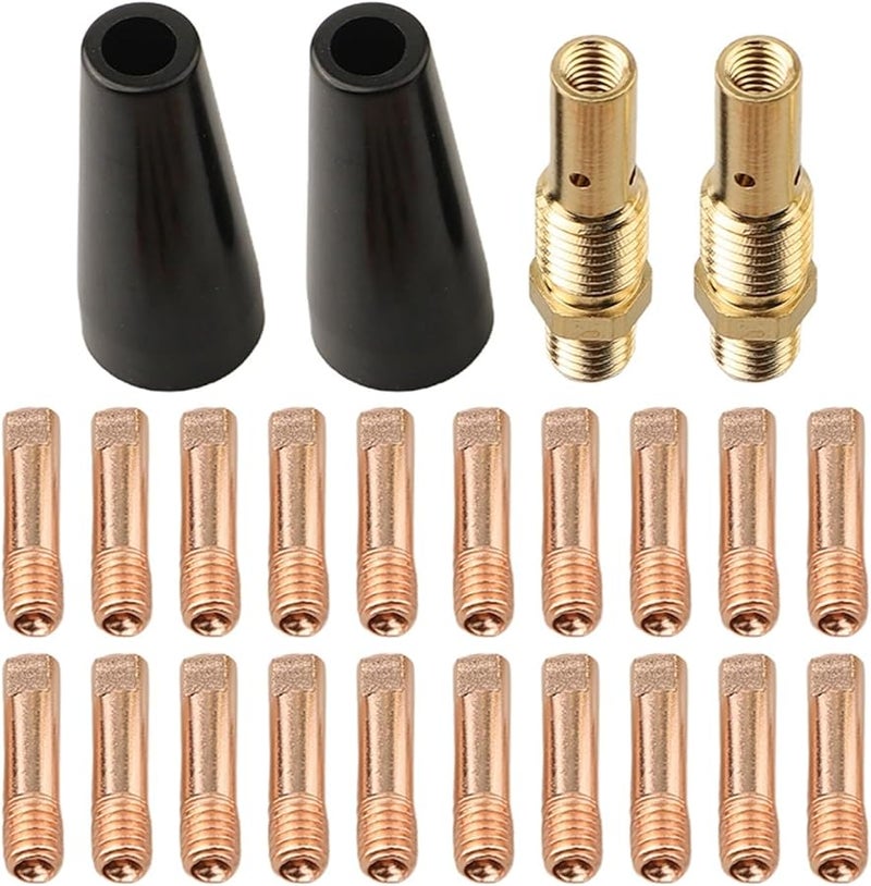 Flux Core Gasless Welding Kit With 0.030 0.035 Tips For Lincoln Magnum 100L Weld Pak 100HD 125HD - Image 2