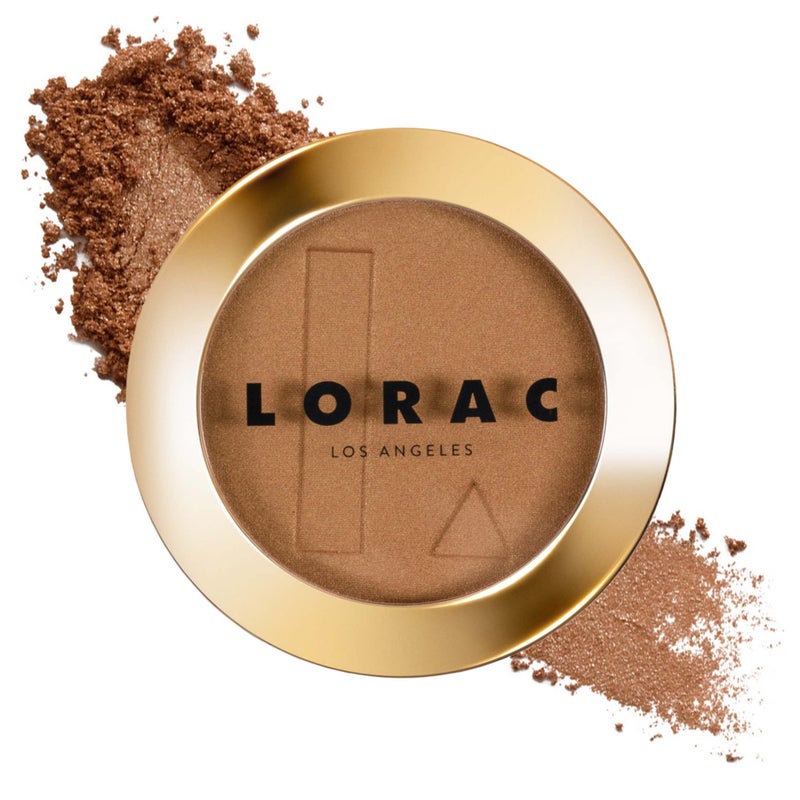 LORAC Tantalizer Buildable Bronzing Powder, Medium Tan, Sun Daze - Image 1