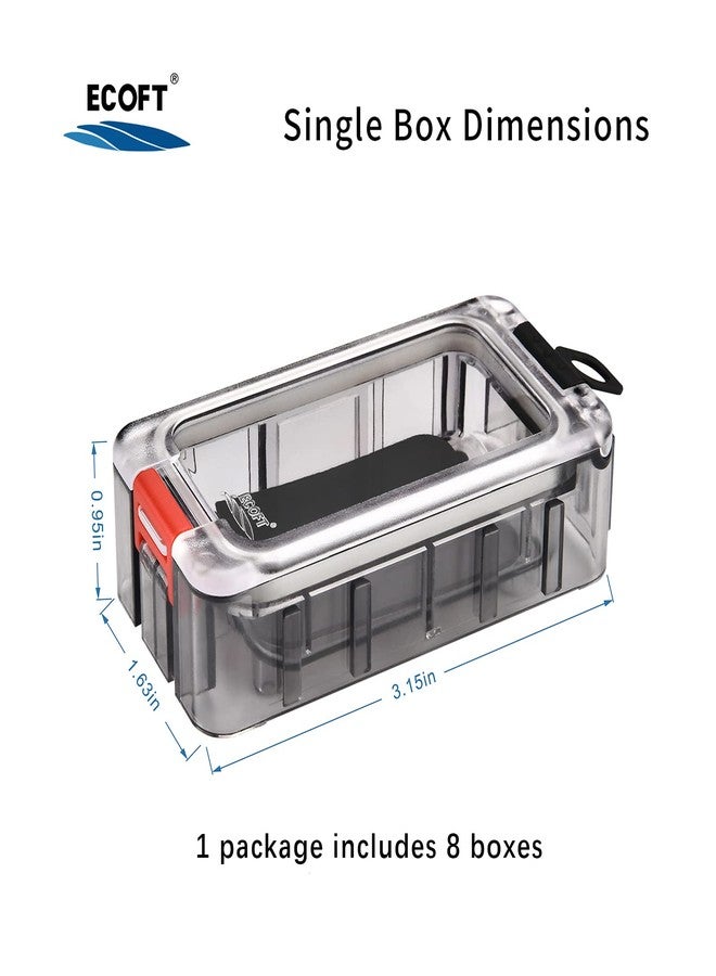 ECOFT Tackle Box Removable Freely Assemble Fishing Tackle Storage Box Strip Seal Luminous Waterproof Fishing Tackle Box With Strong Magnetic Function Plastic Storage Organizer Box - Image 3
