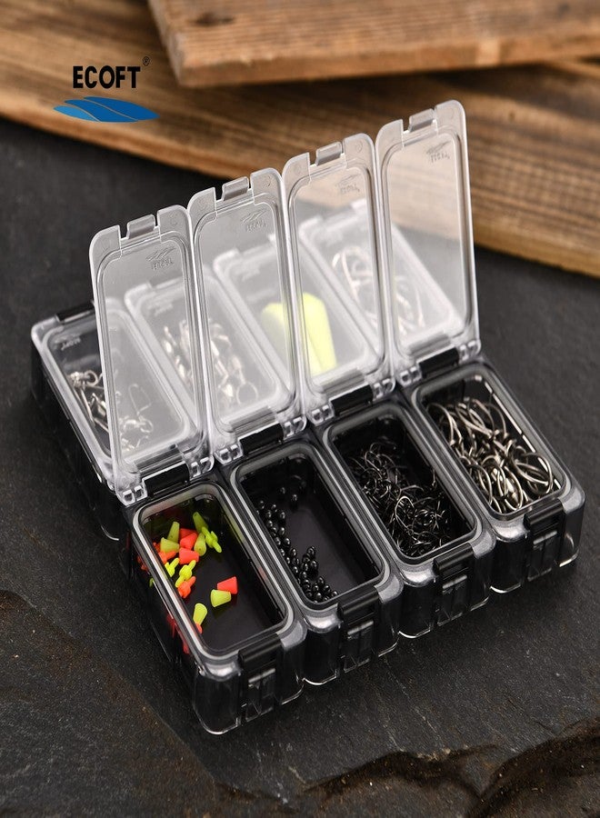 ECOFT Tackle Box Removable Freely Assemble Fishing Tackle Storage Box Strip Seal Luminous Waterproof Fishing Tackle Box With Strong Magnetic Function Plastic Storage Organizer Box - Image 2