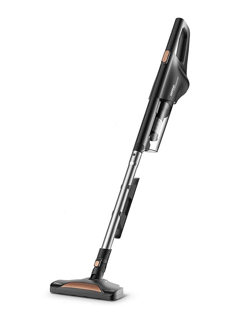 REBENUO DX600 2-in-1 Handheld Vacuum Cleaner 800ml Large Capacity Dust Bin 15kPa Suction Force Stainless Steel Filter 4 Layer HEPA Filtration Multifunctional Upright Vacuum Cleaner 600W - Black - Image 1