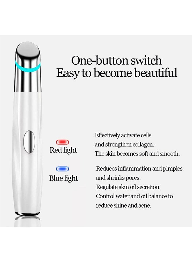 Quantum Electric Eye Massager Wand, Rechargeable Facial Massager,  Eye Massager for Dark Circles Eye Bags (White) - Image 3
