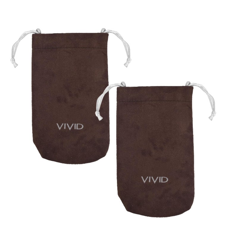 Vivid Unisex Adult Soft Microfiber Velvet Pouch for Sunglasses & Eyeglasses – Multipurpose Case for Spectacles, Earphones, Makeup & Accessories | Closure – Dori - Image 1