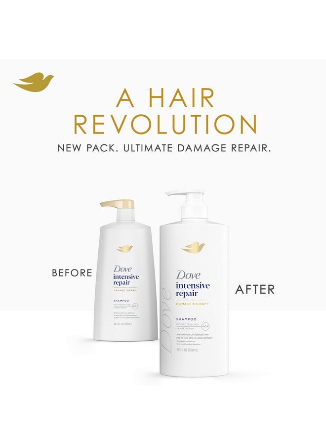 دوف شامبو دوف لإصلاح الشعر التالف بتكنولوجيا العناية بالبروتين الحيوي ومصل أمينو 28 أونصة سائلة - Image 3