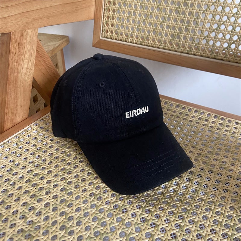 Soft Top Cap Women Summer Japanese Curved Brim Sun Protection Hat Cotton - Image 3