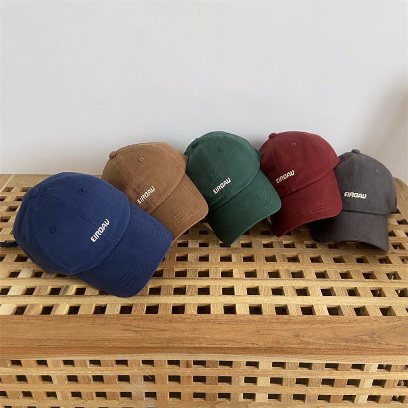 Soft Top Cap Women Summer Japanese Curved Brim Sun Protection Hat Cotton - Image 2