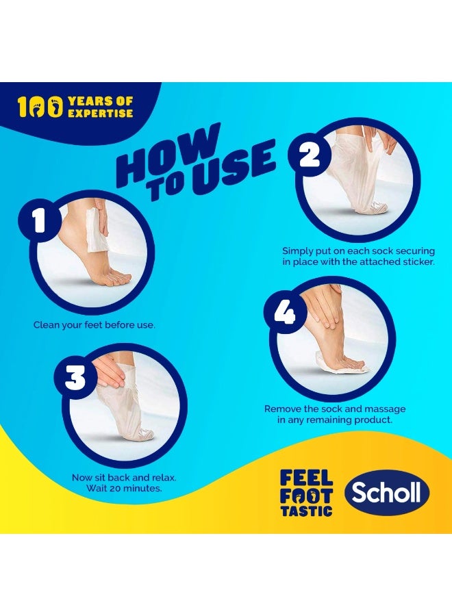 Scholl Soothing and Revitalizing Foot Mask 1 Pair - Image 3