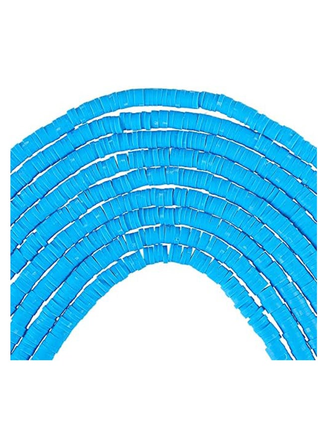 3800 Pcs Environmental Handmade Polymer Clay Spacer Beads for DIY Necklace Jewelry - 4x1mm  - Image 2