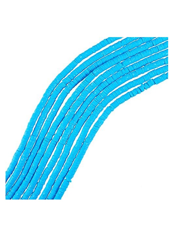 3800 Pcs Environmental Handmade Polymer Clay Spacer Beads for DIY Necklace Jewelry - 4x1mm  - Image 3