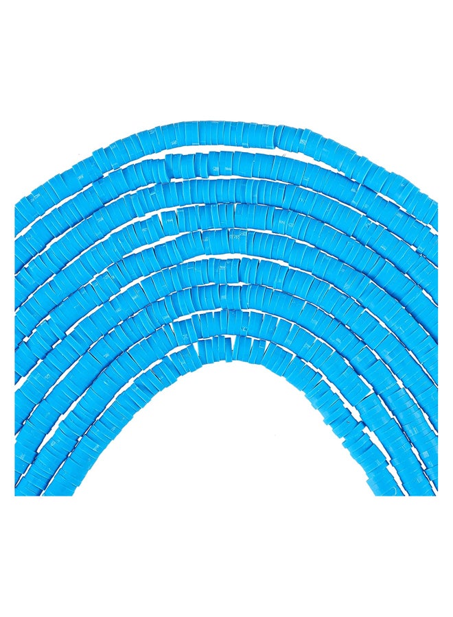 3800 Pcs Environmental Handmade Polymer Clay Spacer Beads for DIY Necklace Jewelry - 4x1mm  - Image 4