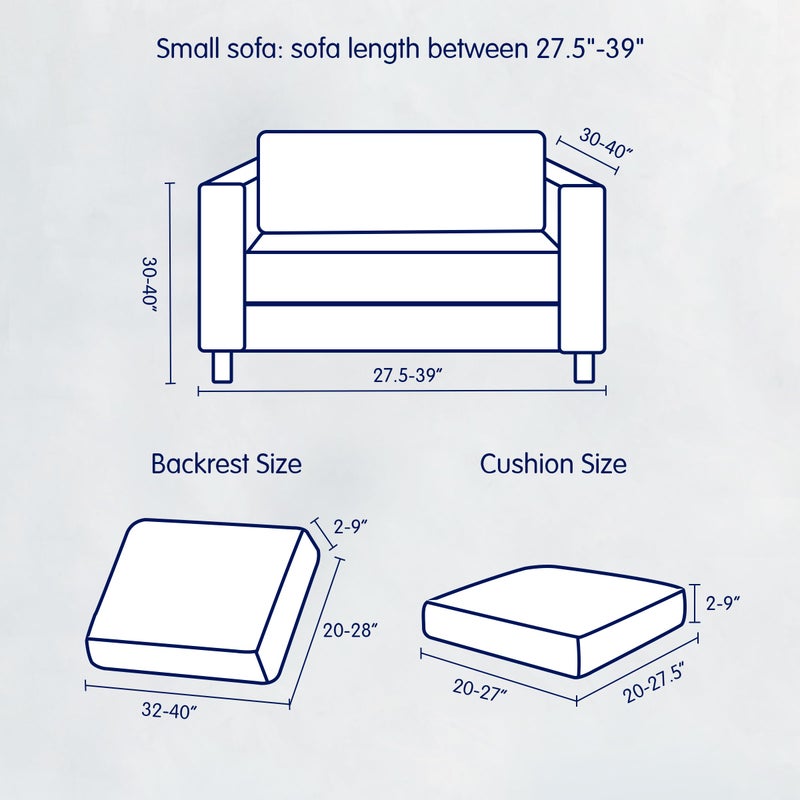 SUBRTEX 3 Pieces Stretch Sofa Slipcover Sets Couch Cover Sets Backrest Cushion Covers Furniture Protector Collection Set for Oversize Sofa Loveseat Chair Slip Covers(Small  Sand) - Image 2