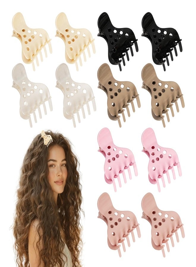 Chiplesier 12PCS Root Lifting Hair Clips for Volume, Curly Hair Root Lifter Tool, Volumizing Claw Clamps for Curly Hair, Non-slip Bounce Curl Volume Root Clips for Women Girls (Small) - Image 1