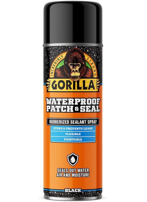 Rubberized Waterproof Patch & Seal Spray Black 453 G