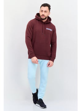 ESPRIT Men Graphic Print Long Sleeves Hoodies, Brown  - Image 4